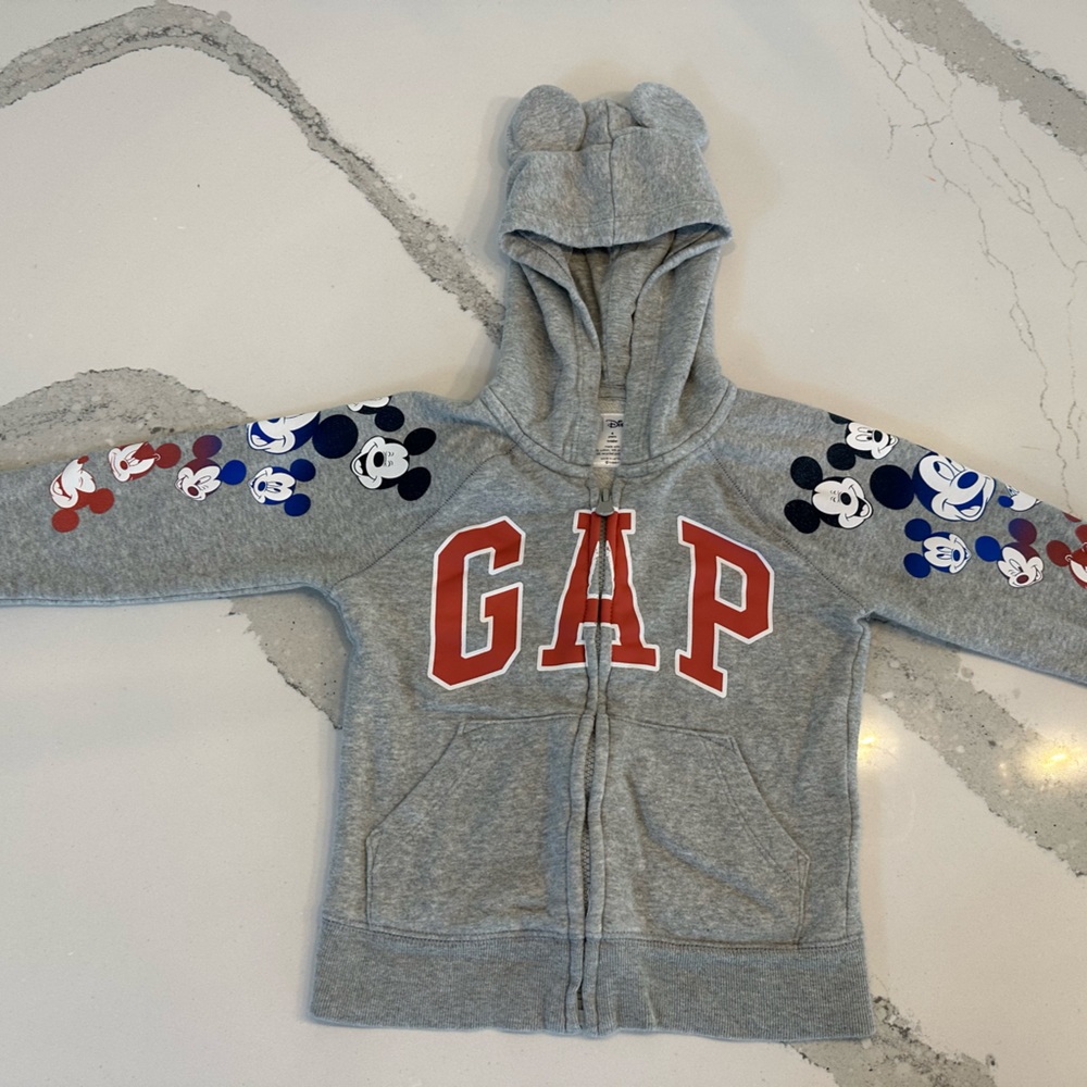 Gap Disney Mickey Mouse hooded sweatshirt with ears